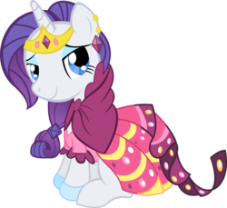 Size: 6000x5498 | Tagged: safe, artist:theshadowstone, rarity, g4, absurd resolution, clothes, dress, female, gala dress, glass slipper (footwear), high heels, jewelry, shoes, simple background, solo, tiara, transparent background, vector