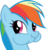 Size: 3671x3924 | Tagged: safe, artist:necronomiconofgod, rainbow dash, g4, female, puffy cheeks, simple background, solo, transparent background, vector