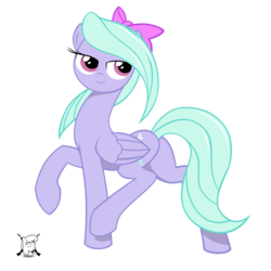 Size: 2396x2392 | Tagged: safe, artist:shadawg, flitter, pegasus, pony, g4, female, mare, pose, simple background, smiling, solo, transparent background