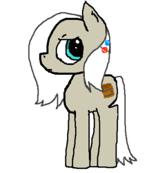 Size: 396x426 | Tagged: safe, oc, oc only, earth pony, pony, barrel, my little hate blog, ponified, solo