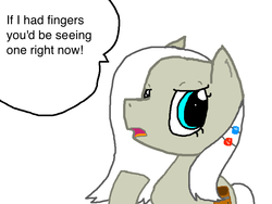 Size: 800x600 | Tagged: safe, oc, oc only, earth pony, pony, implied vulgar, my little hate blog, solo