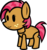 Size: 863x926 | Tagged: safe, artist:fineprint-mlp, babs seed, g4, female, paper mario, simple background, solo, style emulation, transparent background