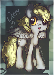 Size: 634x871 | Tagged: safe, artist:velexane, derpy hooves, pegasus, pony, g4, female, mare, solo