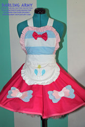 Size: 730x1095 | Tagged: safe, artist:darlingarmy, pinkie pie, g4, clothes, cosplay, dress, irl, photo