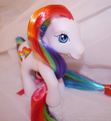 Size: 772x844 | Tagged: safe, artist:mayanbutterfly, g3, customized toy, gay pride, gay pride flag, irl, photo, pride, toy