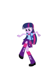 Size: 744x1052 | Tagged: safe, artist:lovablerobot, twilight sparkle, equestria girls, g4, my little pony equestria girls, female, simple background, solo, svg, transparent background, vector, walking