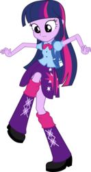 Size: 5330x10000 | Tagged: safe, artist:lovablerobot, twilight sparkle, human, equestria girls, g4, my little pony equestria girls, absurd resolution, boots, female, scrunchy face, shoes, simple background, solo, transparent background, vector, walking