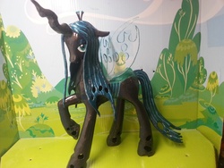 Size: 3264x2448 | Tagged: safe, artist:balthazar147, queen chrysalis, changeling, changeling queen, g4, customized toy