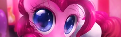 Size: 4300x1316 | Tagged: safe, artist:surgicalarts, pinkie pie, g4, female, looking at you, solo