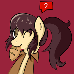 Size: 500x500 | Tagged: safe, artist:ask-sasha-pony, pony, ask, attack on titan, bread, ponified, sasha braus, solo