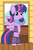 Size: 1597x2390 | Tagged: safe, artist:toonboy92484, twilight sparkle, alicorn, pony, g4, bipedal, bookworm, female, lesbian, mare, ship:twidash, shipping, solo, twilight sparkle (alicorn)