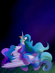 Size: 2100x2784 | Tagged: safe, artist:eternanyx-art, princess celestia, lullaby for a princess, g4