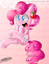 Size: 1609x2084 | Tagged: safe, artist:irunekagi, pinkie pie, g4, cherry, female, solo