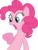 Size: 4433x5839 | Tagged: safe, artist:synch-anon, artist:twiforce, pinkie pie, g4, too many pinkie pies, absurd resolution, female, shocked, simple background, solo, transparent background, vector