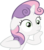 Size: 3692x4153 | Tagged: safe, artist:synch-anon, artist:twiforce, sweetie belle, g4, ponyville confidential, bored, female, high res, meme, simple background, solo, sudden clarity sweetie belle, transparent background, vector