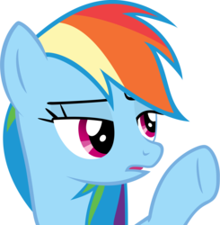 Size: 6000x6120 | Tagged: safe, artist:dasduriel, rainbow dash, g4, absurd resolution, female, simple background, solo, transparent background, vector
