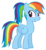 Size: 4598x5000 | Tagged: safe, artist:jennieoo, rainbow dash, pegasus, pony, g4, absurd resolution, alternate hairstyle, female, mare, ponytail, show accurate, simple background, smiling, solo, transparent background, vector