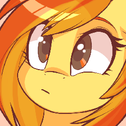 Size: 700x700 | Tagged: safe, artist:spittfireart, spitfire, pony, g4, animated, close-up, cute, cutefire, female, solo, vibrating