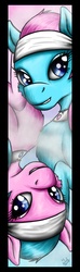 Size: 750x2550 | Tagged: safe, artist:spiritofthwwolf, aloe, lotus blossom, g4, bookmark, spa twins