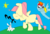 Size: 656x446 | Tagged: safe, angel bunny, fluttershy, rainbow dash, rabbit, g4, 1000 hours in ms paint, cute, field, fluttershysing, great art, ms paint, song