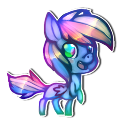 Size: 391x393 | Tagged: safe, artist:cappydarn, rainbow dash, g4, female, simple background, solo, transparent background