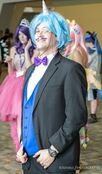 Size: 1128x1920 | Tagged: safe, artist:xen photography, fancypants, human, bronycon, bronycon 2013, g4, bowtie, cosplay, irl, irl human, photo