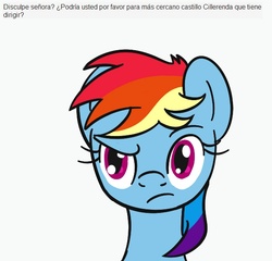 Size: 647x620 | Tagged: safe, rainbow dash, g4, ask-rd, female, solo