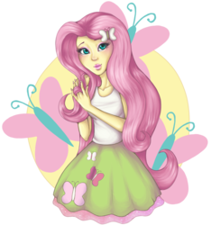 Size: 738x788 | Tagged: safe, artist:toxicmoustache, fluttershy, equestria girls, g4, female, solo