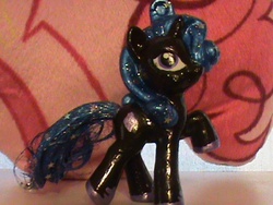 Size: 640x480 | Tagged: safe, artist:krazykari, nightmare rarity, g4, customized toy, irl, photo, toy