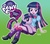 Size: 850x750 | Tagged: safe, artist:uotapo, twilight sparkle, human, pony, unicorn, equestria girls, g4, clothes, cute, equestria girls logo, female, human ponidox, leg warmers, logo, mare, miniskirt, open mouth, puffy sleeves, self paradox, self ponidox, skirt, smiling, solo, twiabetes, unicorn twilight, uotapo is trying to murder us, wingless, wingless alicorn