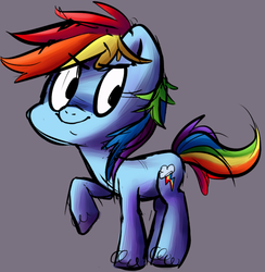 Size: 976x1000 | Tagged: safe, artist:php92, artist:tweissie, rainbow dash, g4, female, solo, wingless