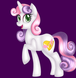 Size: 1024x1045 | Tagged: safe, artist:goldenchamomile, sweetie belle, g4, adult, female, older, solo