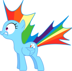 Size: 4332x4311 | Tagged: safe, artist:silentmatten, rainbow dash, pegasus, pony, g4, absurd resolution, female, mare, simple background, solo, transparent background, vector