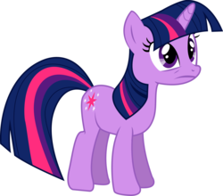 Size: 2646x2325 | Tagged: safe, artist:silentmatten, twilight sparkle, pony, unicorn, g4, it's about time, female, mare, simple background, solo, transparent background, unicorn twilight, vector