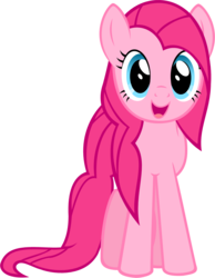 Size: 874x1128 | Tagged: safe, artist:zacatron94, pinkie pie, g4, female, simple background, solo, transparent background, vector, wet mane