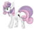 Size: 2100x1800 | Tagged: safe, artist:shyshyoctavia, sweetie belle, pony, unicorn, g4, adult, female, horn, mare, older, older sweetie belle, simple background, solo, transparent background