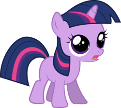 Size: 8102x7227 | Tagged: safe, artist:silentmatten, twilight sparkle, pony, unicorn, g4, absurd resolution, female, filly, filly twilight sparkle, simple background, solo, transparent background, unicorn twilight, vector, younger