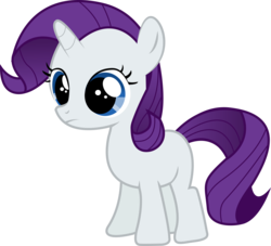 Size: 4472x4057 | Tagged: safe, artist:silentmatten, rarity, pony, unicorn, g4, absurd resolution, female, filly, horn, simple background, solo, transparent background, vector