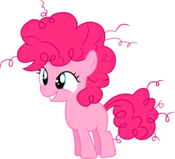 Size: 4554x4161 | Tagged: safe, artist:silentmatten, pinkie pie, earth pony, pony, g4, absurd resolution, female, filly, simple background, solo, transparent background, vector