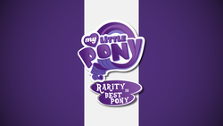 Size: 1920x1080 | Tagged: safe, artist:northwestcore, rarity, g4, best pony, logo, meme, my little pony logo, wallpaper