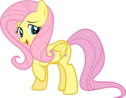 Size: 8226x6403 | Tagged: safe, artist:silentmatten, fluttershy, pegasus, pony, g4, absurd resolution, female, mare, simple background, solo, transparent background, vector