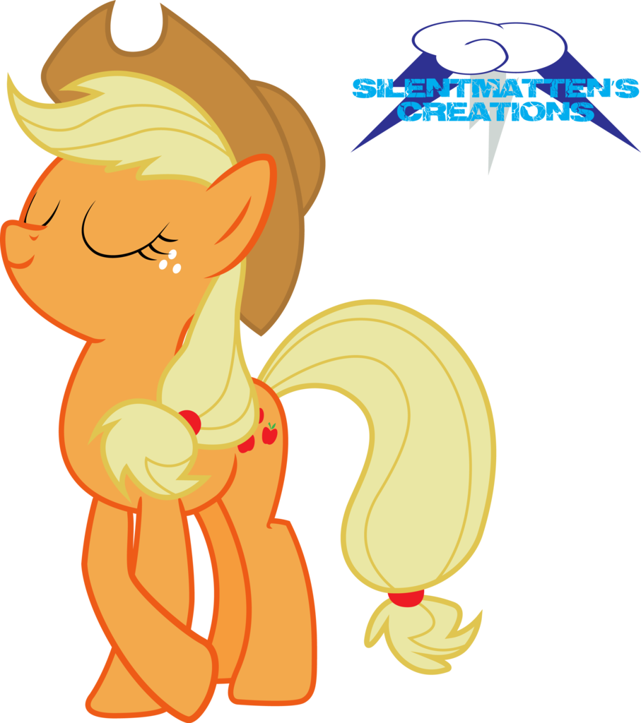 Safe Artist Silentmatten Applejack Earth Pony Pony G