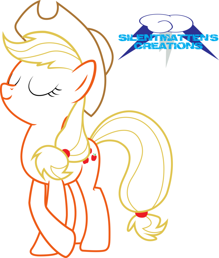 Safe Artist Silentmatten Applejack Eyes Closed Female