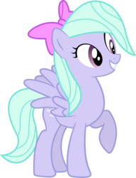 Size: 2808x3649 | Tagged: safe, artist:silentmatten, flitter, pegasus, pony, g4, female, mare, raised hoof, simple background, solo, spread wings, transparent background, vector, wings