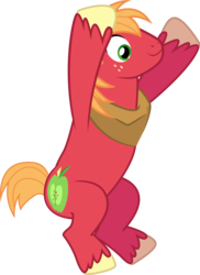 Size: 2622x3606 | Tagged: safe, artist:silentmatten, big macintosh, earth pony, pony, g4, male, simple background, solo, stallion, transparent background, vector