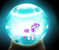 Size: 1700x1443 | Tagged: safe, artist:verypen, pinkie pie, friendship is witchcraft, g4, crystal ball, female, solo