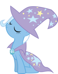 Size: 6989x8854 | Tagged: safe, artist:silentmatten, trixie, pony, unicorn, g4, absurd resolution, eyes closed, female, mare, simple background, solo, transparent background, vector