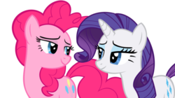 Size: 500x280 | Tagged: safe, artist:bartallen, pinkie pie, rarity, g4, female, lesbian, ship:raripie, shipping