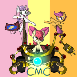 Size: 1700x1700 | Tagged: safe, artist:xxnitrousxx, apple bloom, scootaloo, sweetie belle, g4, cutie mark crusaders