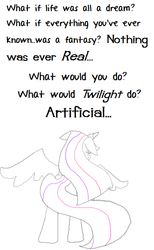 Size: 359x583 | Tagged: safe, artist:queen luna/luna the great, twilight sparkle, g4, overthinking it, text, twilight sparkle (alicorn)